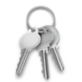 Des clefs ont été trouvées rue St Bernard avec une étiquette notée Claudine.
