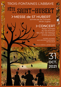 Fête de la Saint Hubert le 31/10/2021